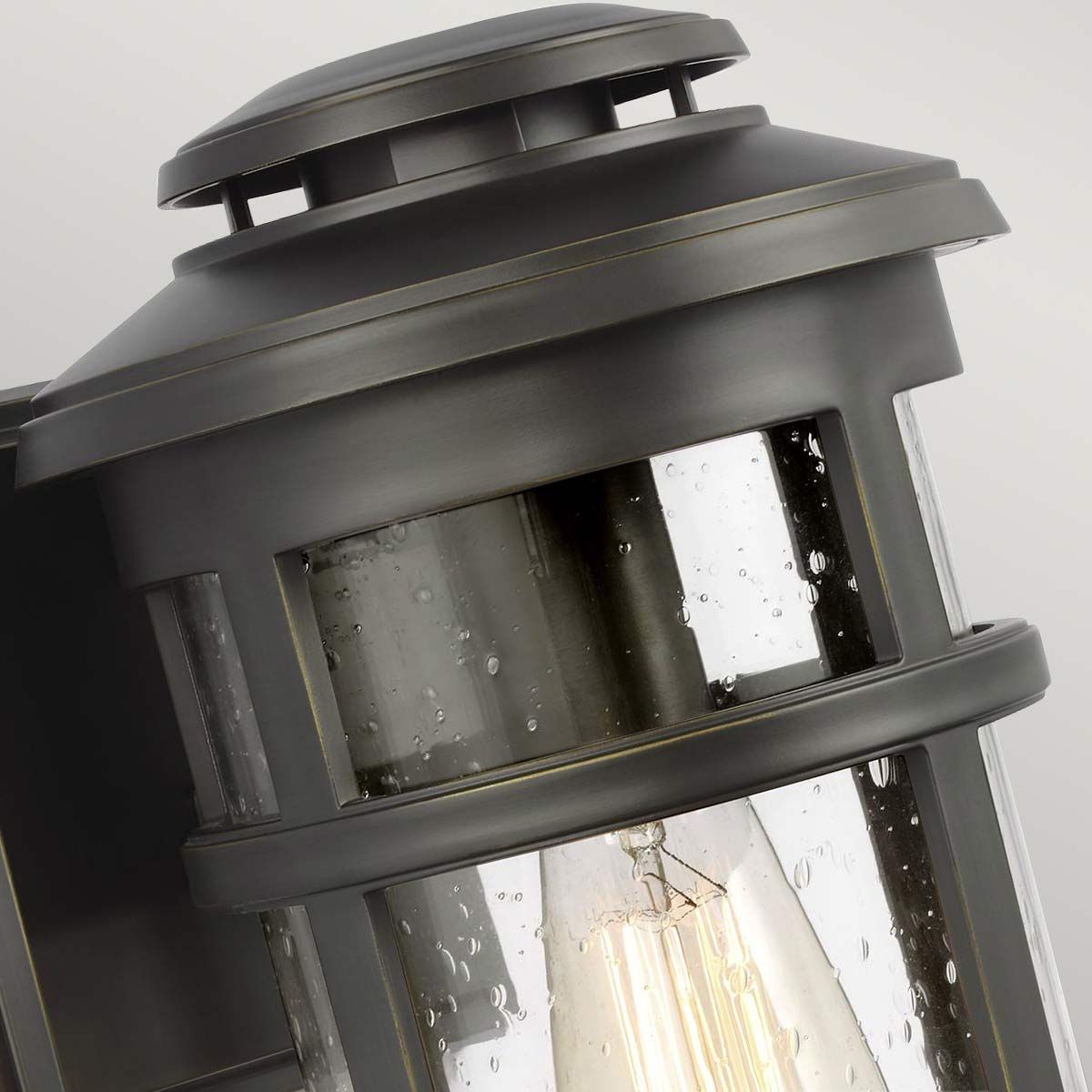 Newport Coastal Wall Lantern in Antique Bronze Finish