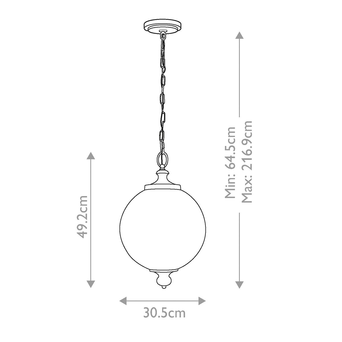 Elegant Parkman Polished Nickel and Frosted Glass Pendant Light