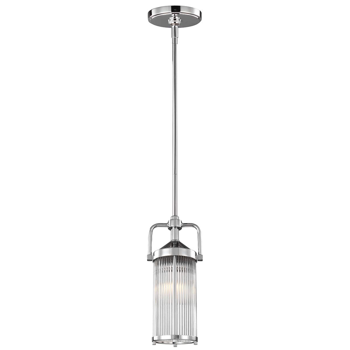 Paulson Vintage Pendant Light - Polished Chrome Finish