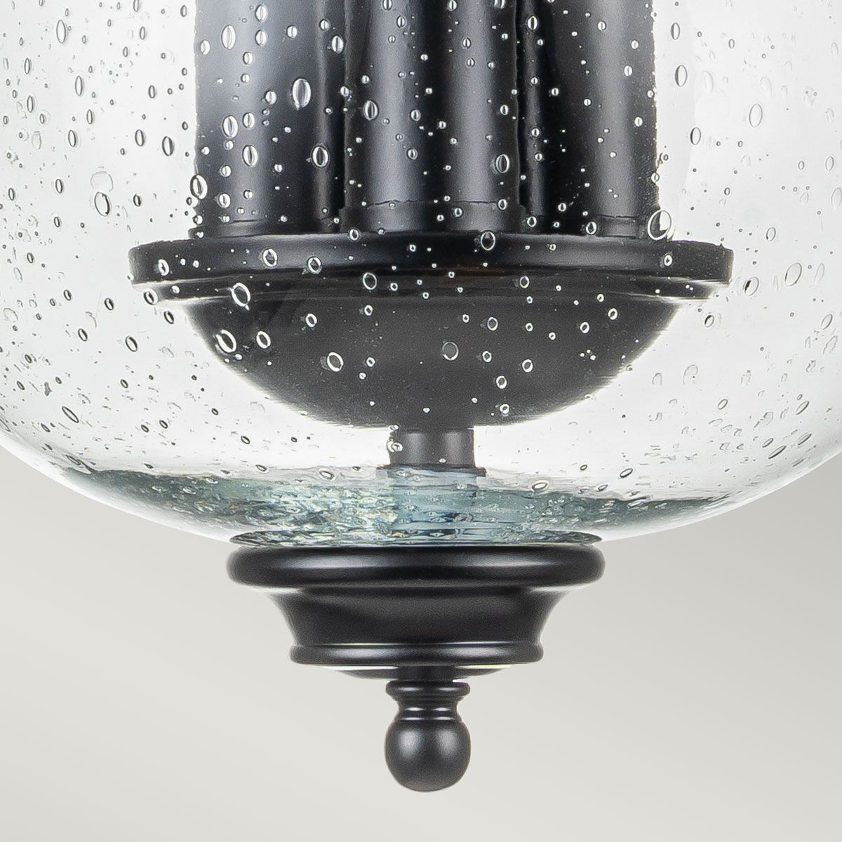 Pickering Lane 3lt Semi-Flush - Black Black