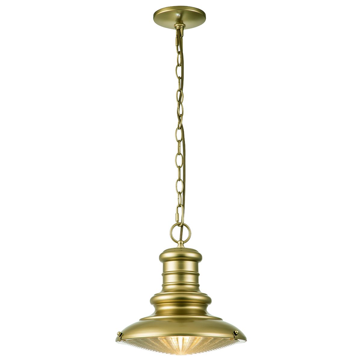 Redding Station 1 Light Medium Chain Lantern Painted Distressed Bronze