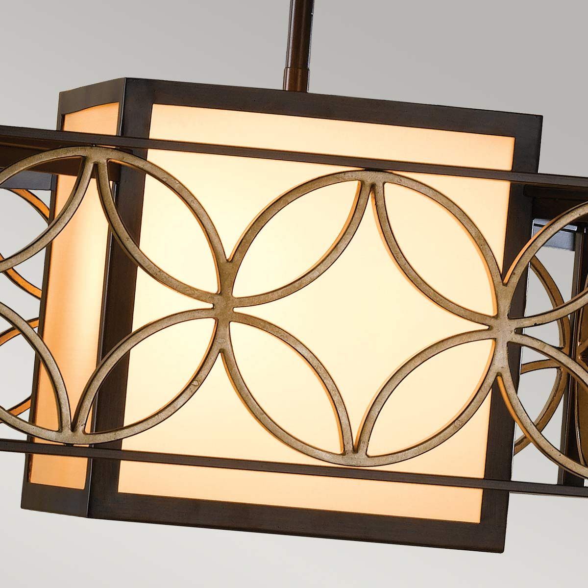 Vintage-Inspired Bronze and Gold Chandelier with Decorative French Art Detailing