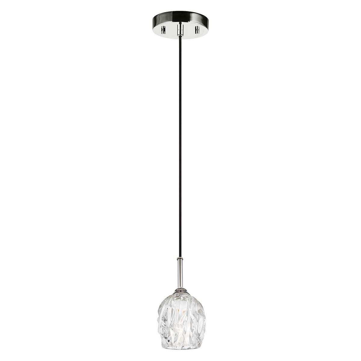 Gleaming Elegance Single Pendant Light - Polished Nickel