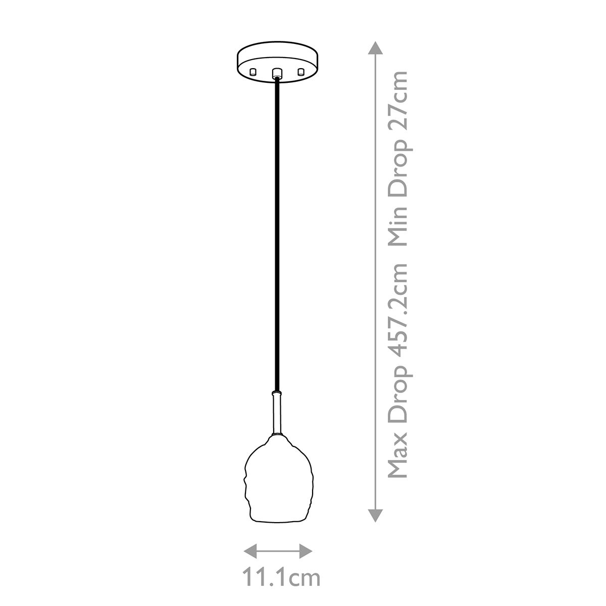 Gleaming Elegance Single Pendant Light - Polished Nickel