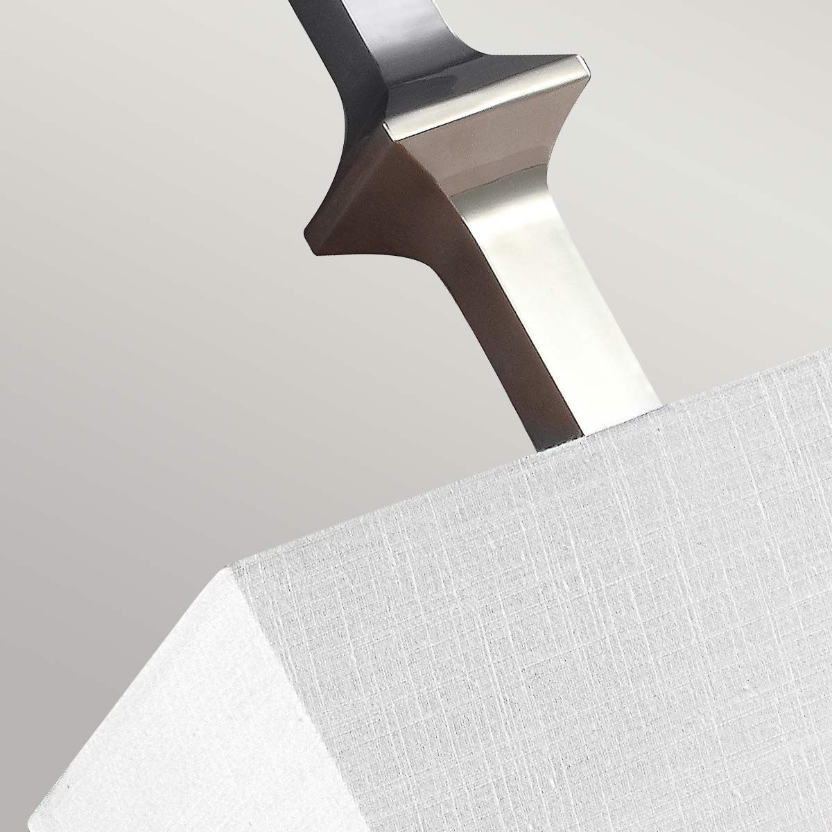 Teva Polished Nickel Wall Sconce with White Silk Shade