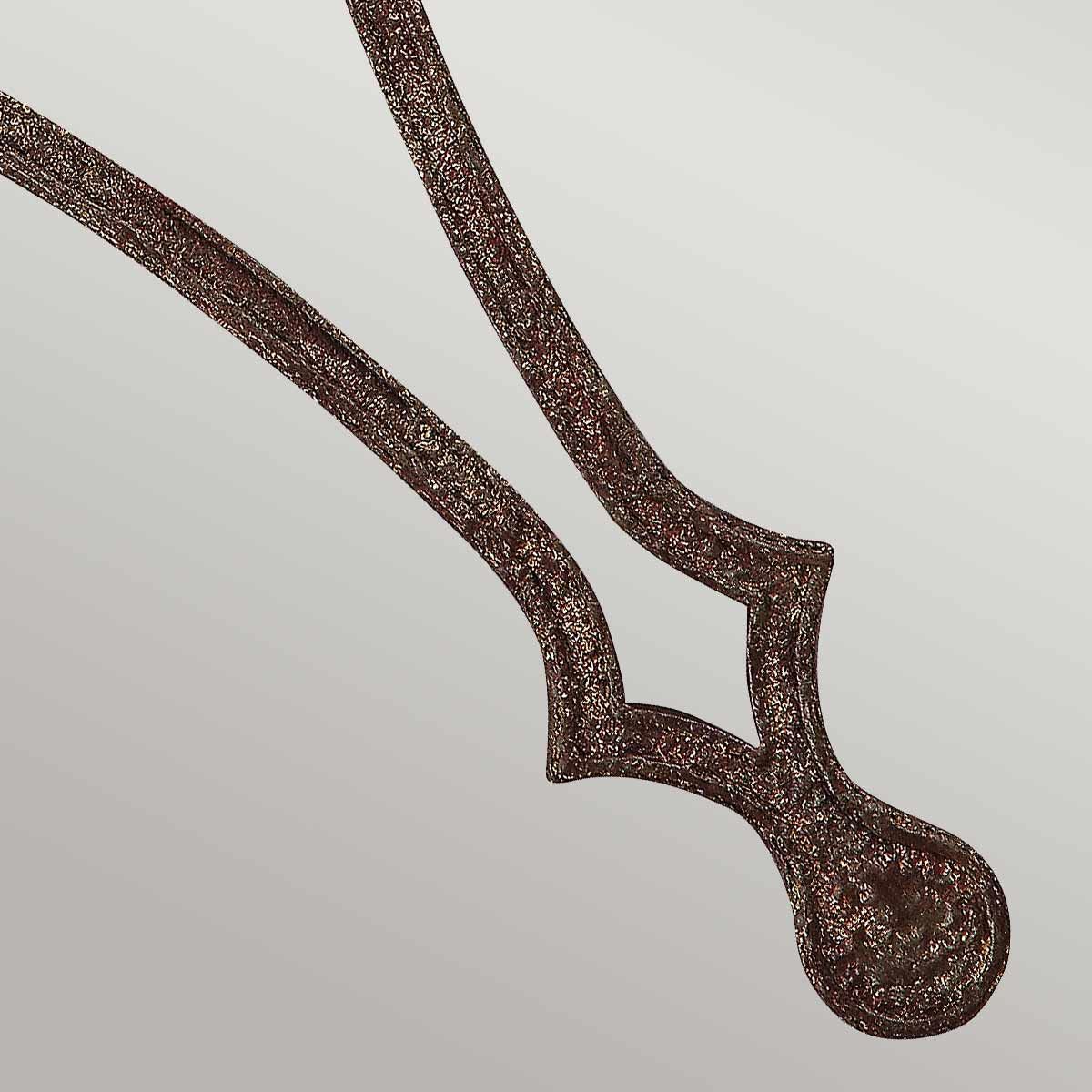 Tilling Single Light Wall Fixture - Antique Iron Finish