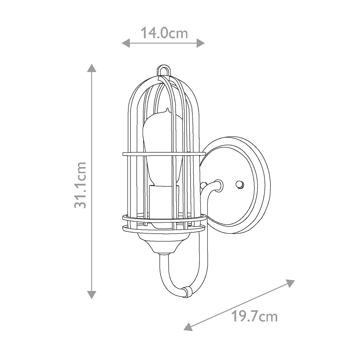 Vintage-Inspired Swan Neck Wall Sconce with Antique Brass Finish