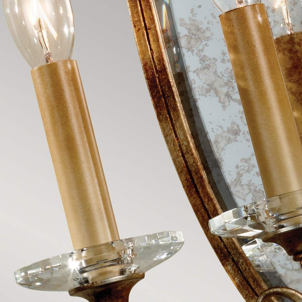 Valentina 3-Light Elegant Wall Sconce in Oxidized Bronze