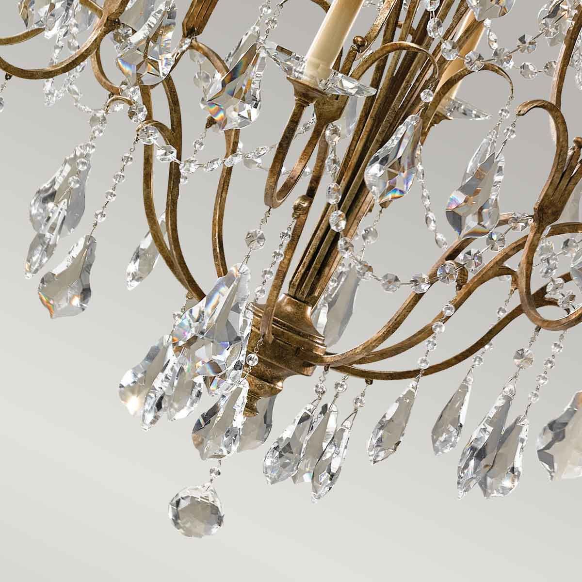 Valentina 12-Light Multi-Tier Chandelier in Oxidized Bronze