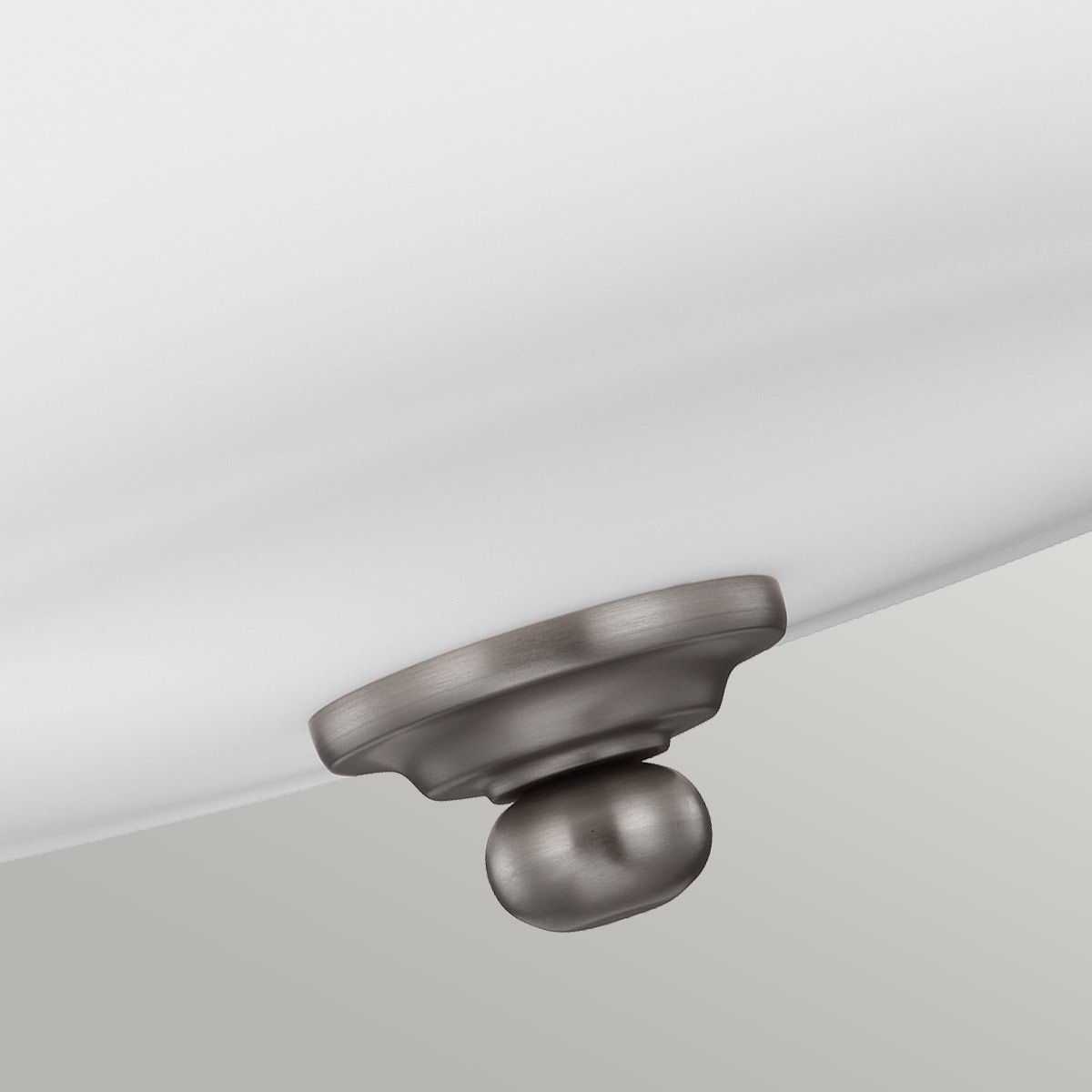 Satin Nickel Vintner 3-Light Semi-Flush Ceiling Fixture
