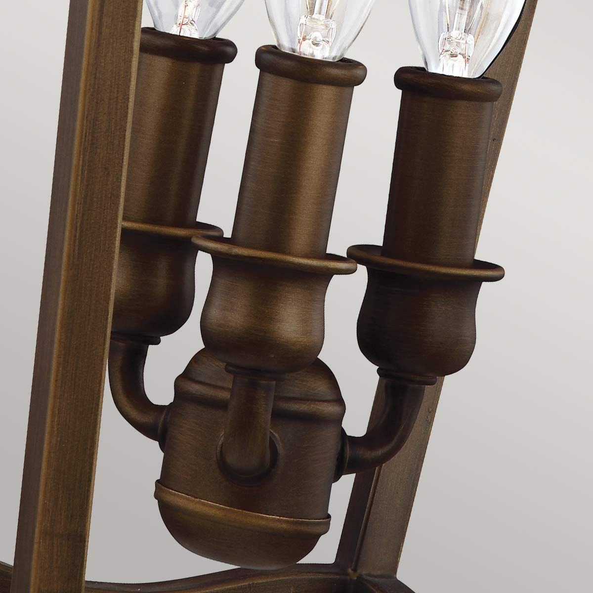 Yarmouth Painted Aged Brass 3-Light Interior Pendant