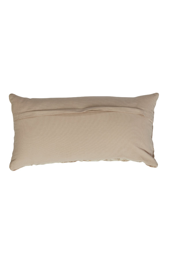 Zirafi Beige Rectangular Cushion 60x30 cm
