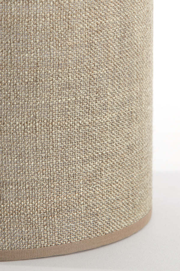 Caden Beige Lampshade - 20x20x15 cm Cylindrical Design