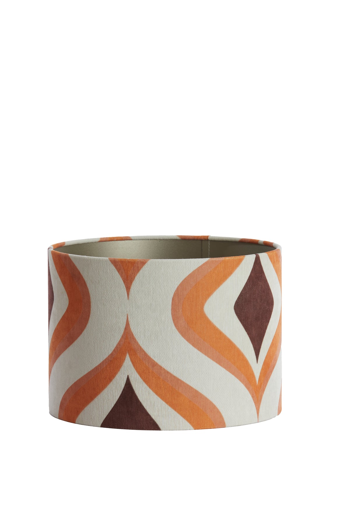 Cylindrical Shade in Cookie Brown 30x30x21 cm