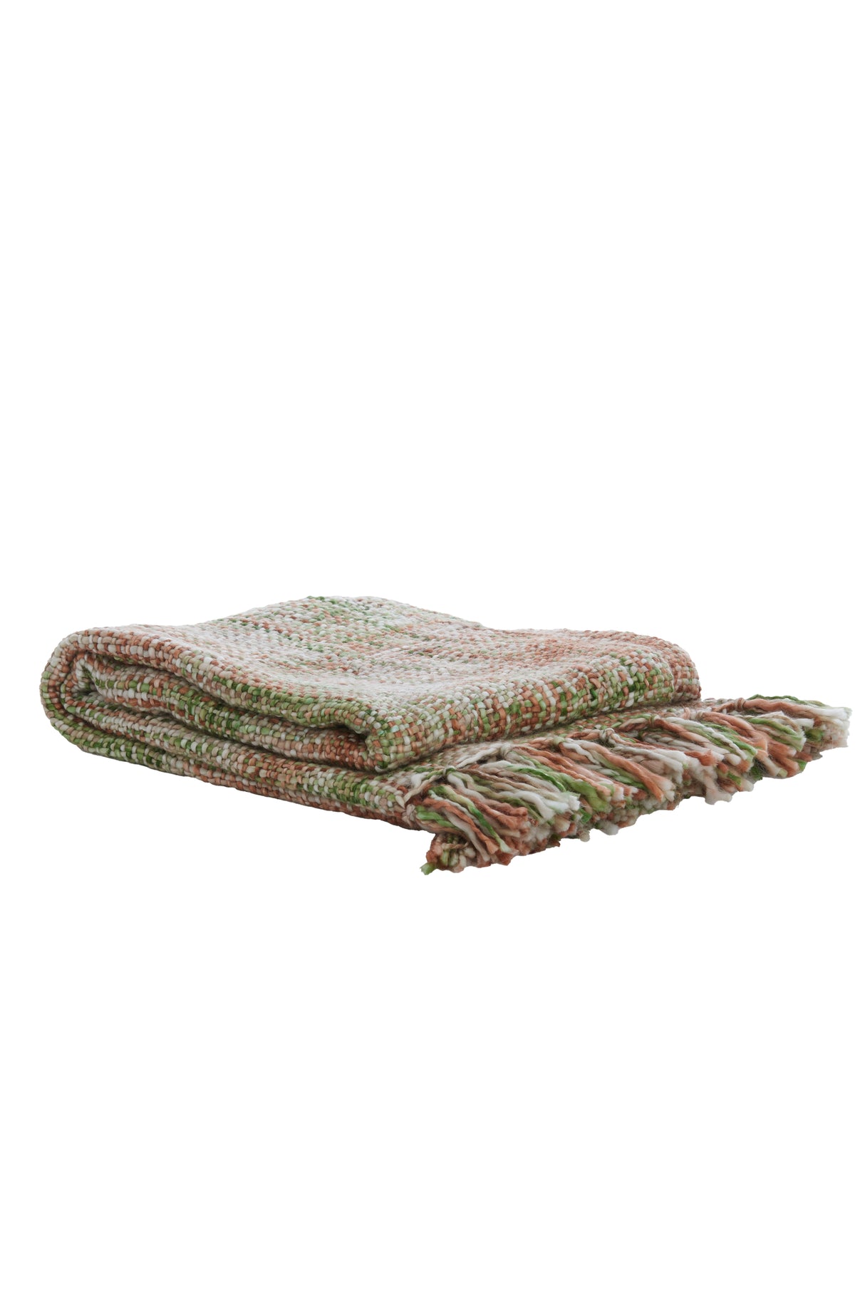 Fuenta Green & Coral Blanket 170x130 cm