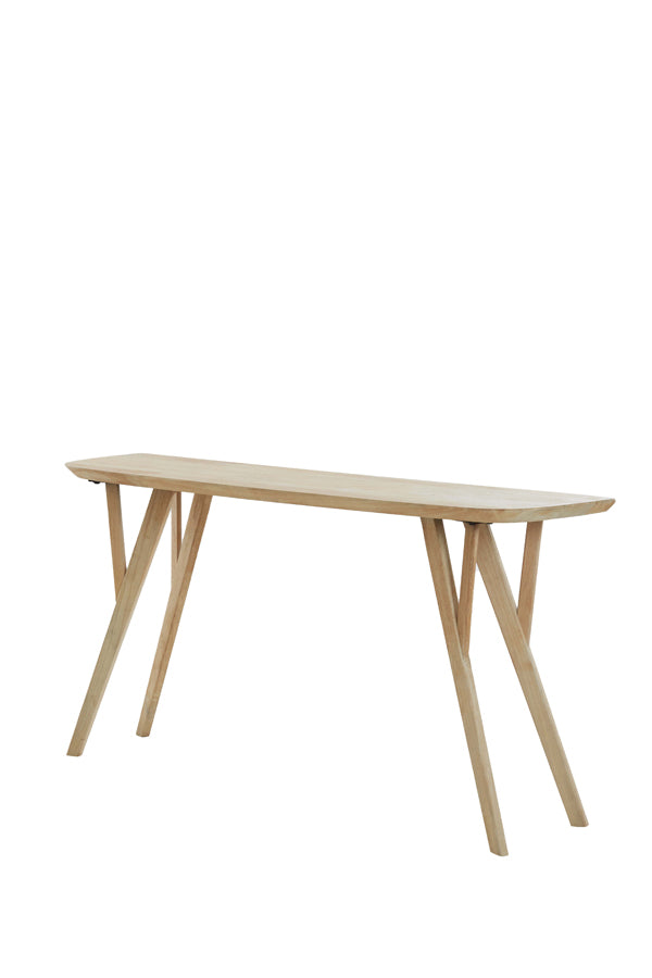 Natural Mango Wood Console 160x44x82 cm - Quenza Collection