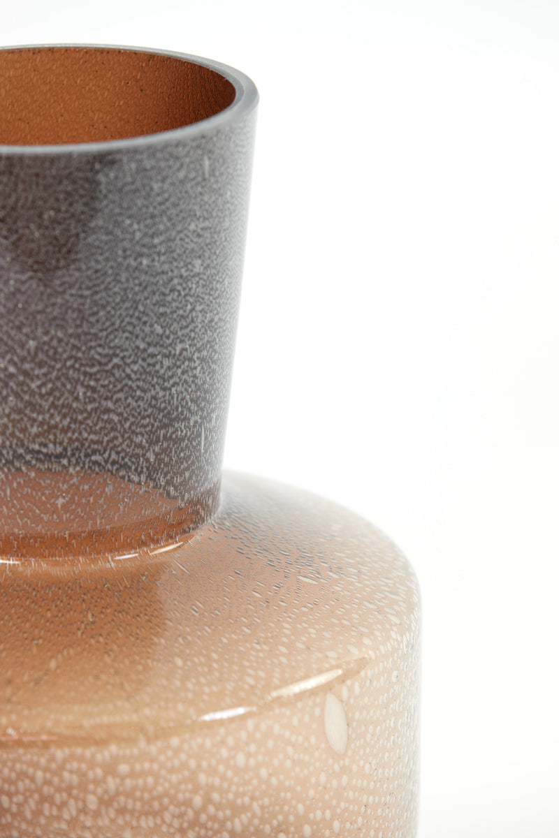 Amber Elegance Glass Vase Ø23.5x29.5 cm