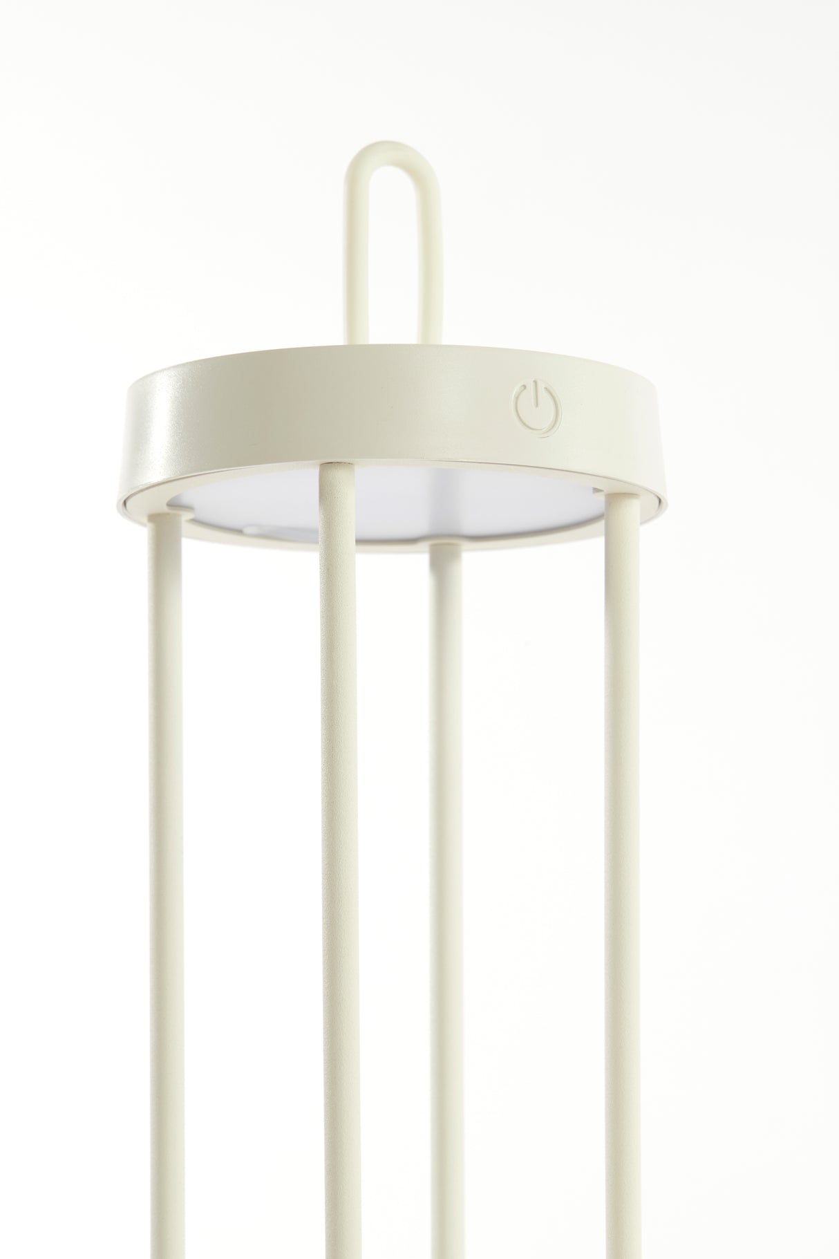 Isalo Cream LED Table Lamp, 13x50 cm