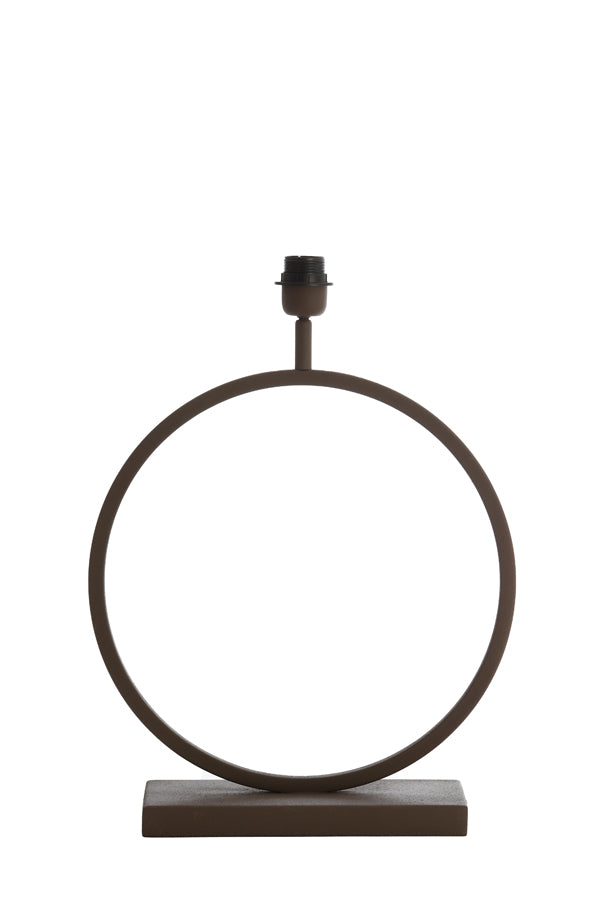 Elegant Liva Brown Lamp Base - 40x12.5x52 cm
