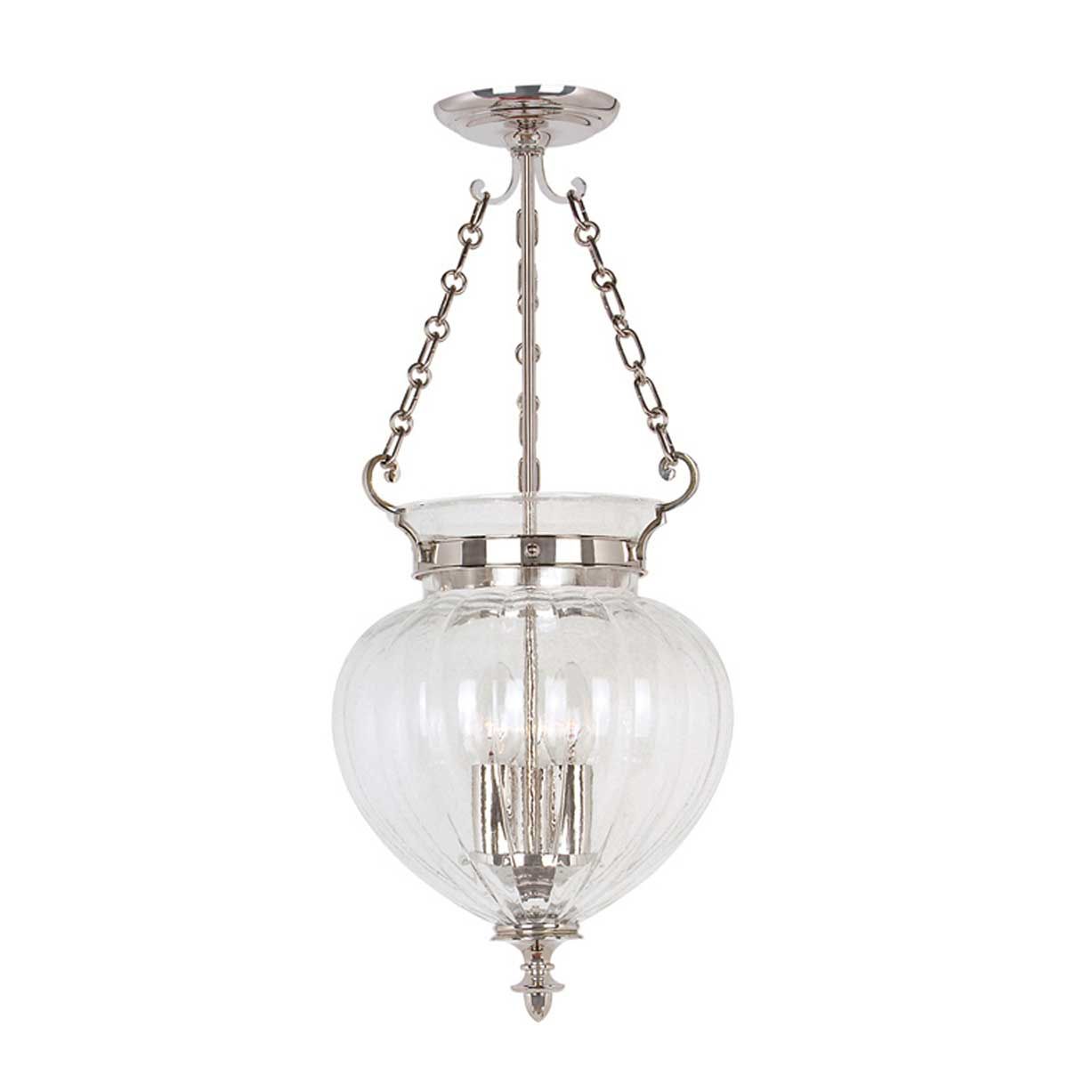 Finsbury Park Elegant Ceiling Pendant in Polished Nickel