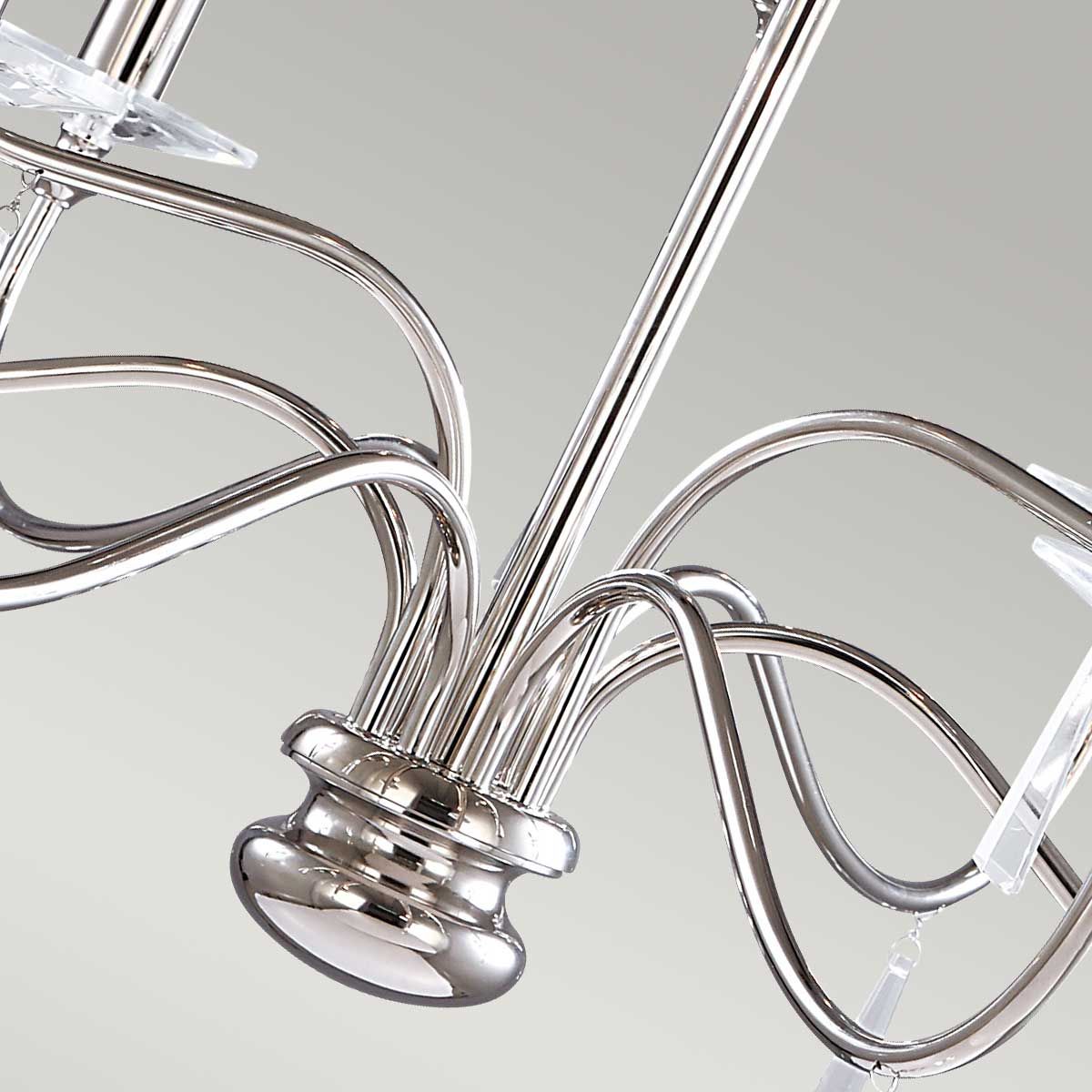 Finsbury Park Elegance: Luxury Polished Nickel Chandelier