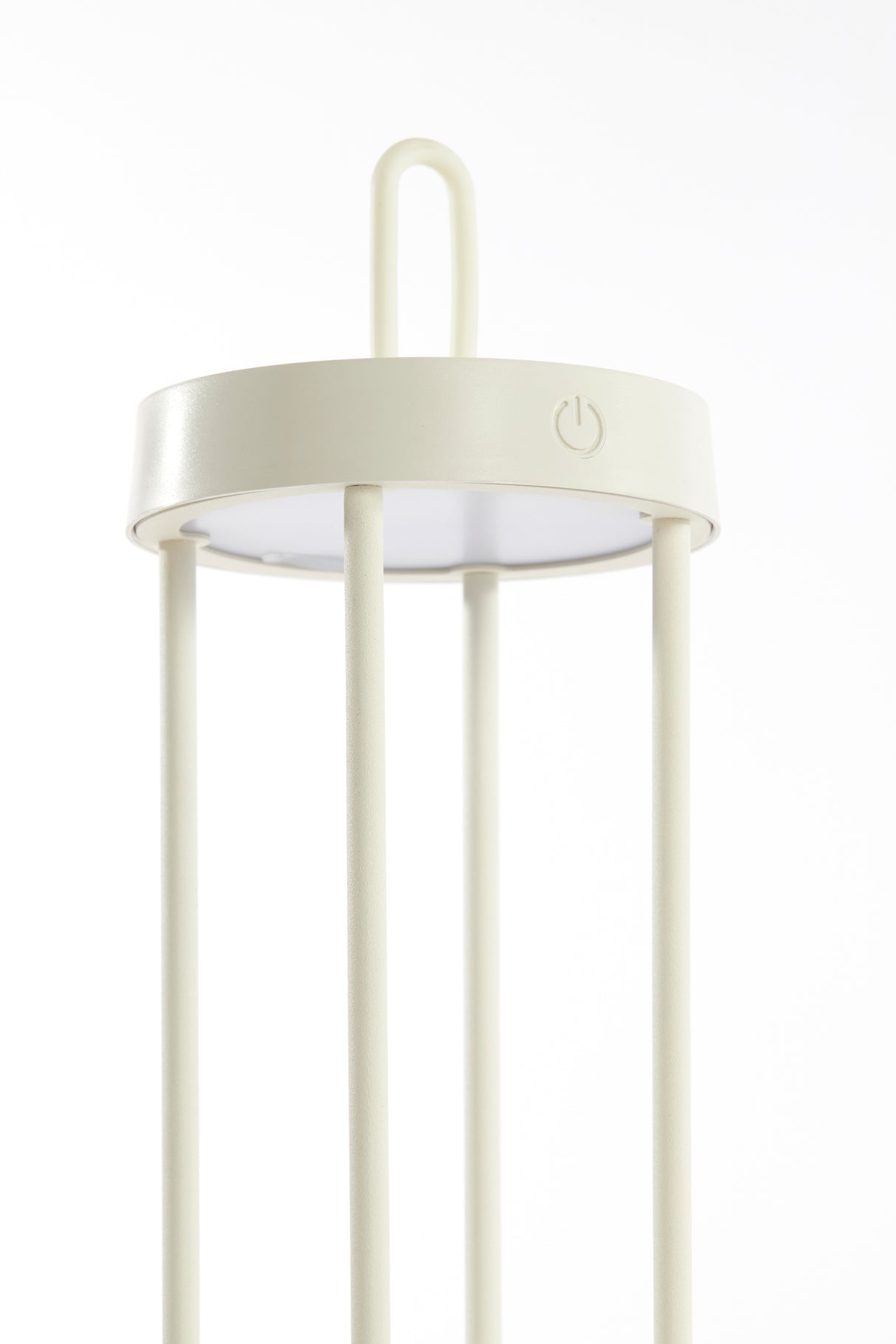 Elegant Cream LED Table Lamp Ø13x28 cm - Isalo Design