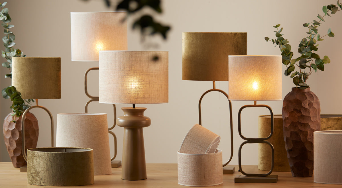 Elegant Jamiri Light Gold Table Lamp Base, 20x13x55 cm