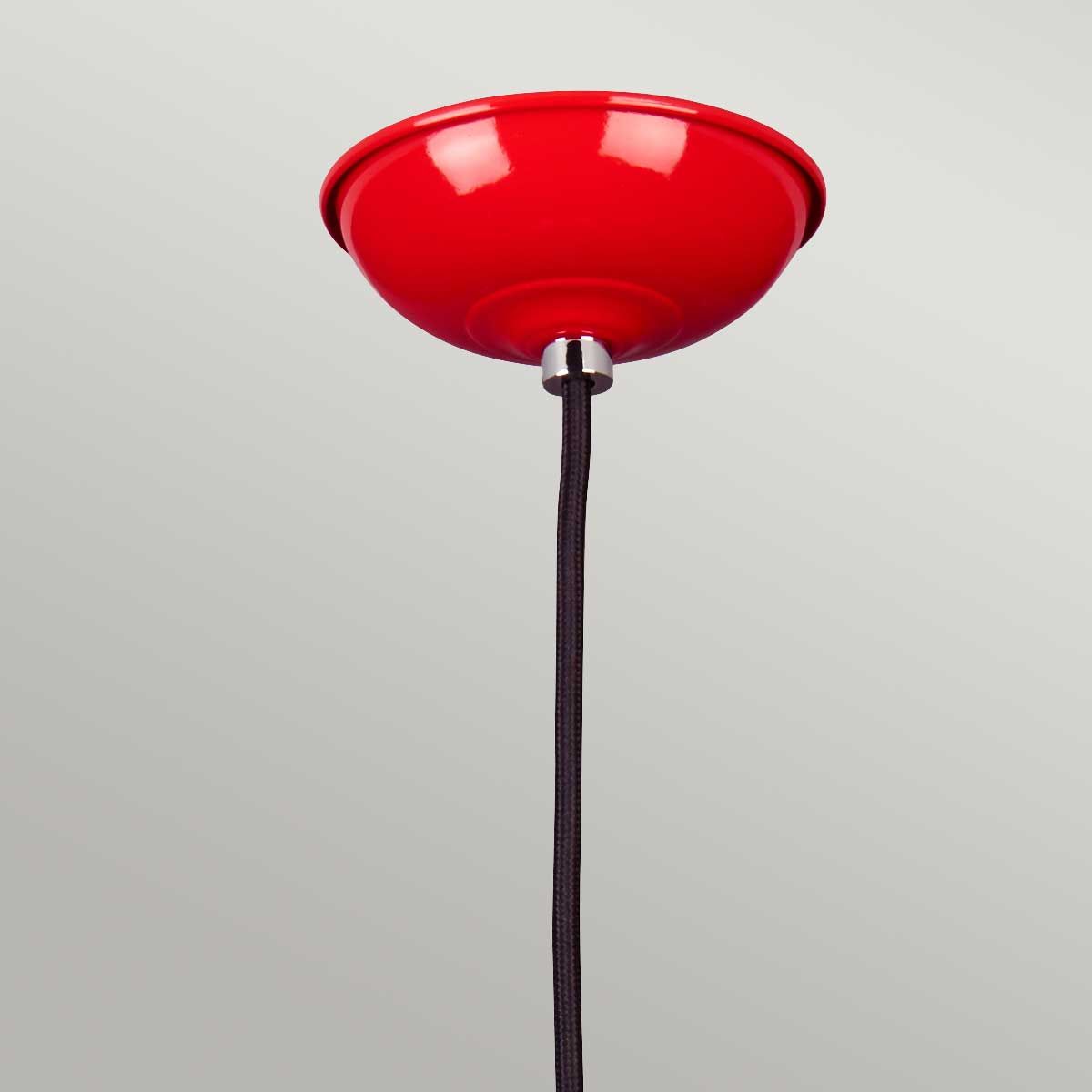 Franklin Vintage Red Pendant Light
