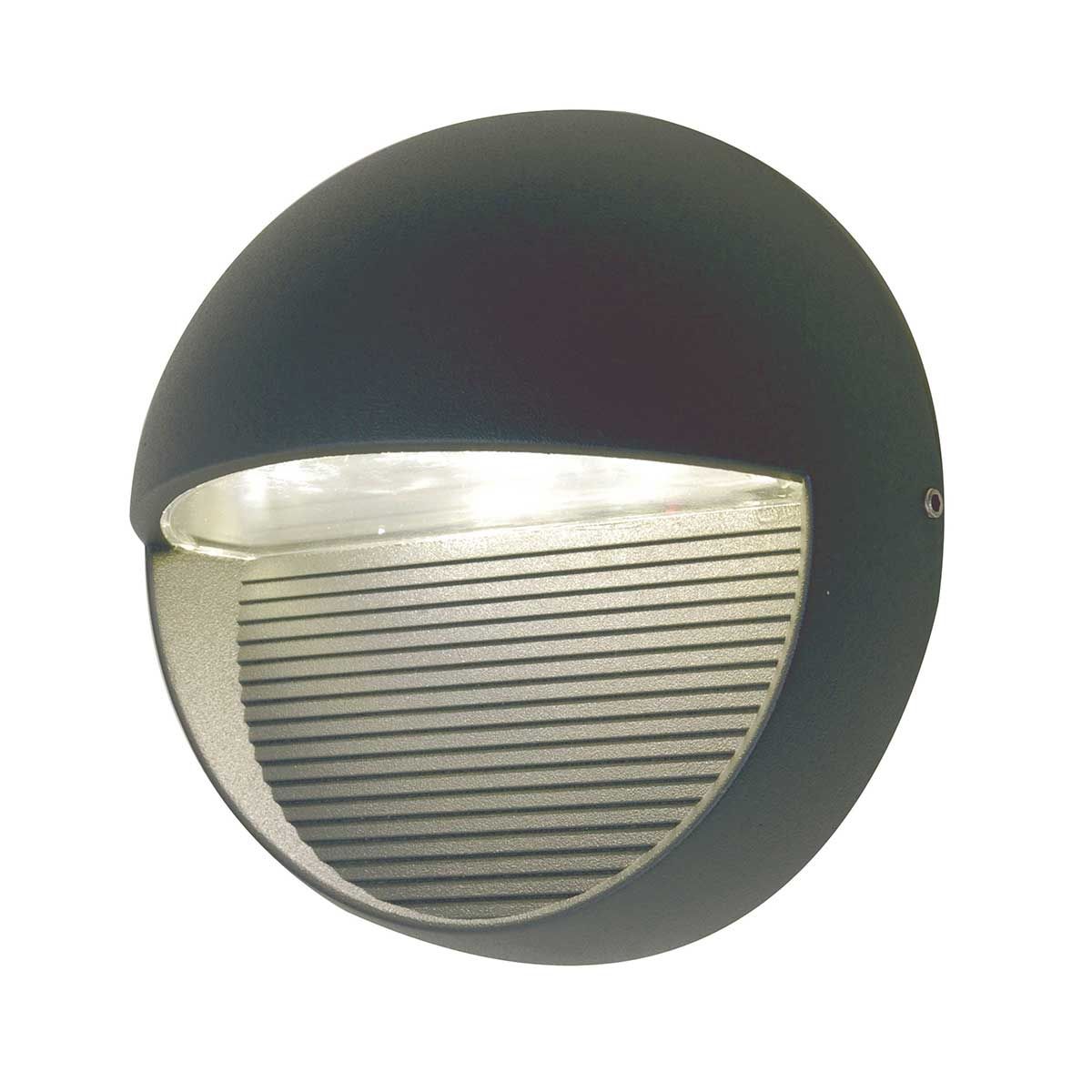 Modern Graphite Radius Wall Light