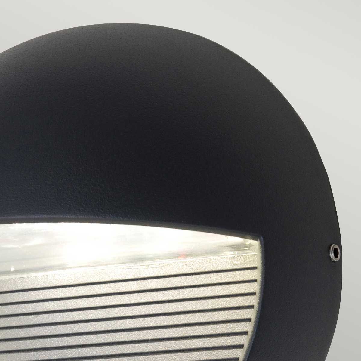 Modern Graphite Radius Wall Light