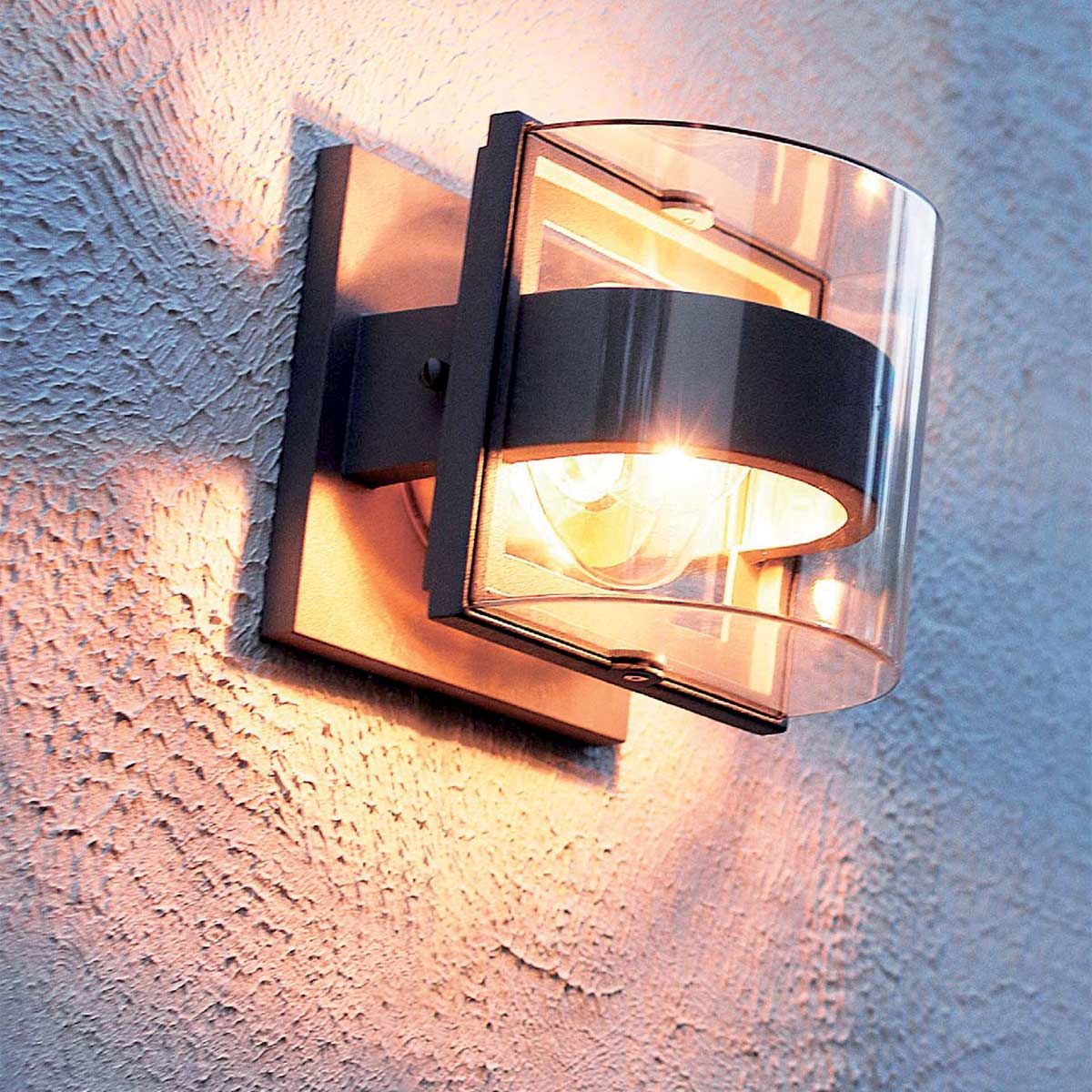 Graphite Elegance: Frida Modern Wall Light