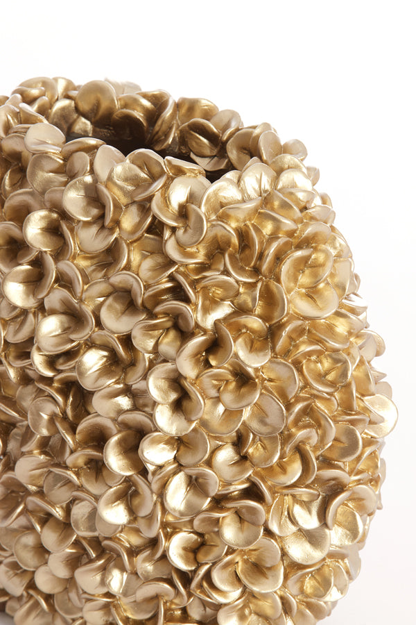 Golden Phylia Elegance Vase - Dimensions 44x20.5x38.5 cm