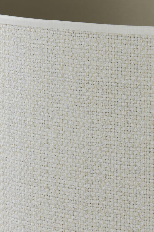 Eggshell White Savena Cylinder Shade - 60x60x43 cm