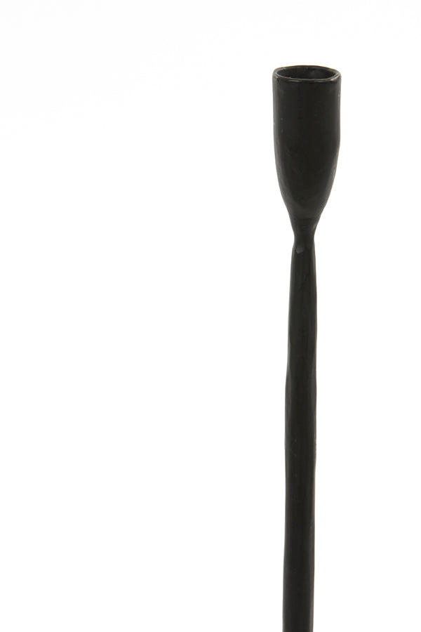 Elegant Icarus Matt Black Candle Holder 40cm