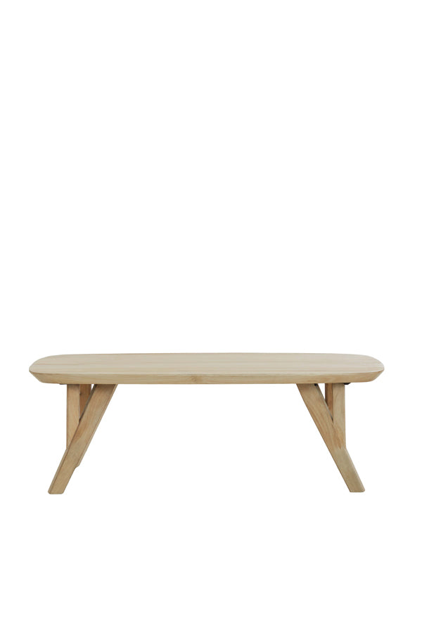 Rustic Mango Wood Coffee Table - 120x65x40 cm