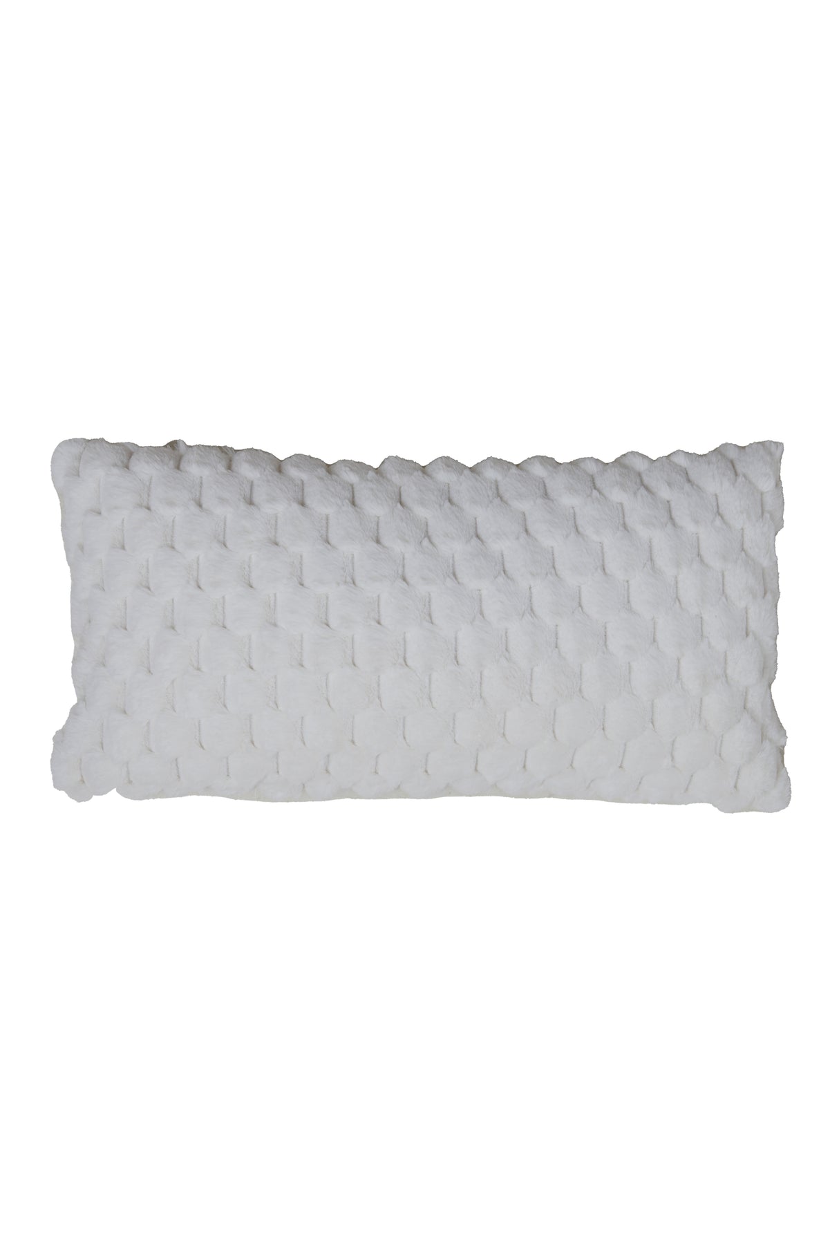 Velvet Cream Oblong Cushion 60x30 cm