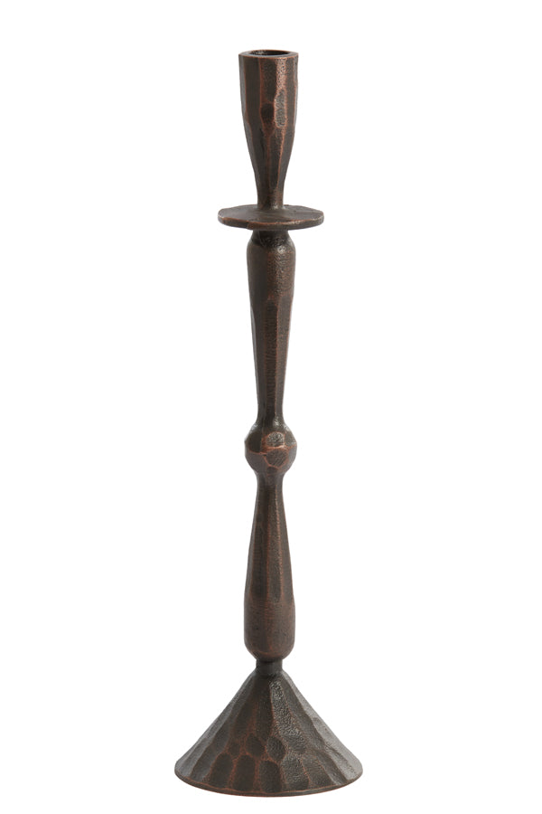 Elegant Casandra Copper Brown Candle Holder - 39 cm