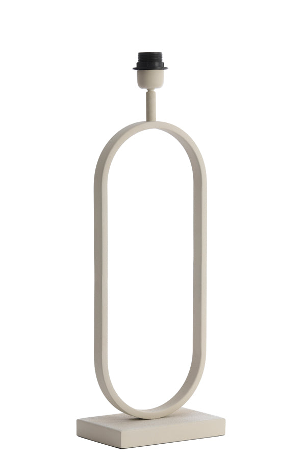 Elegant Jamiri Cream Lamp Base – 20x13x55 cm