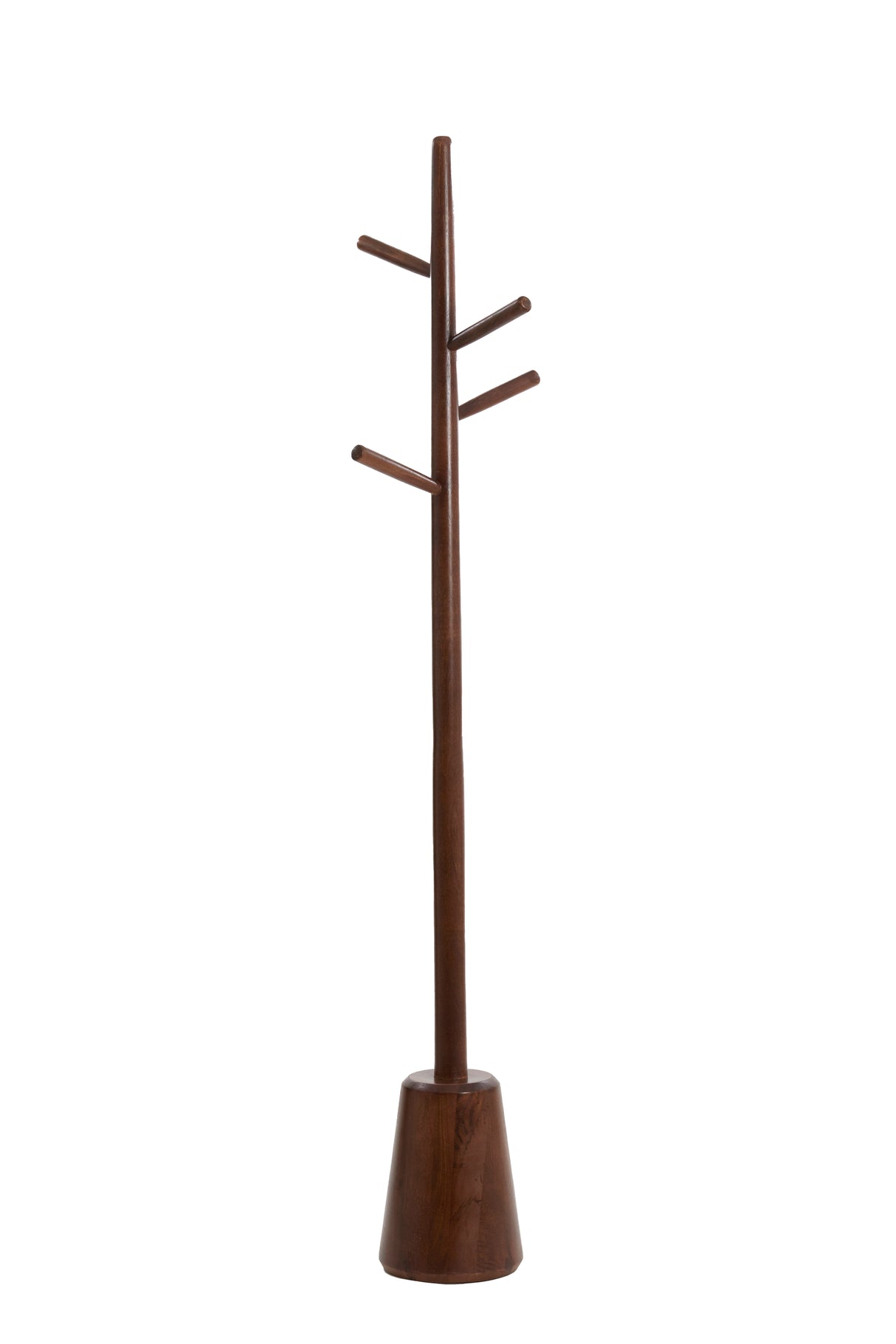 Russet Wooden Hatstand Ø20x152 cm Yenice Design