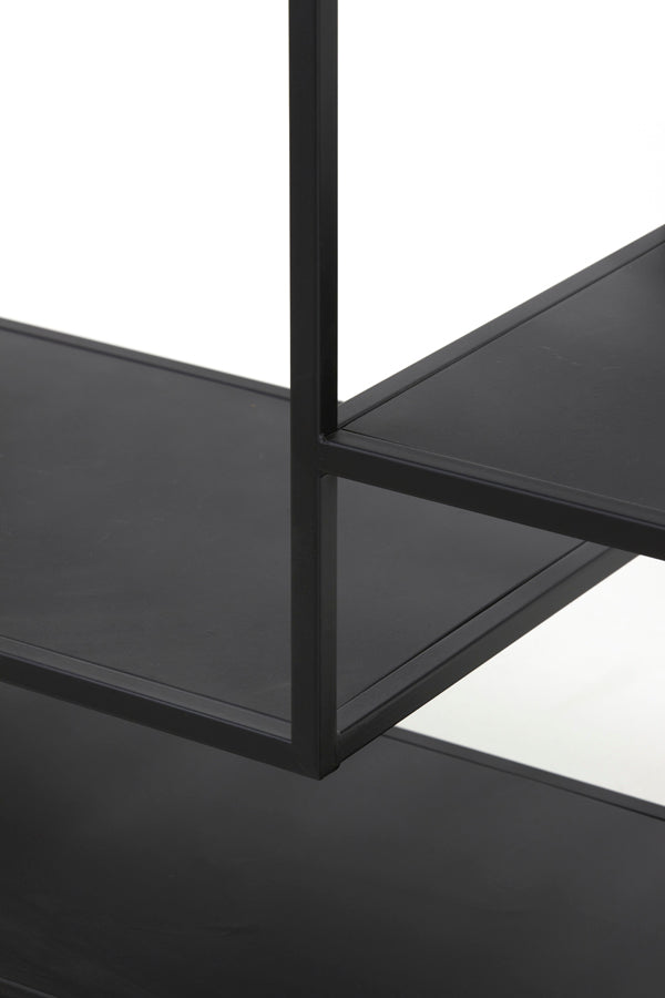 Yvana Matte Black Console Table 141x37x81 cm