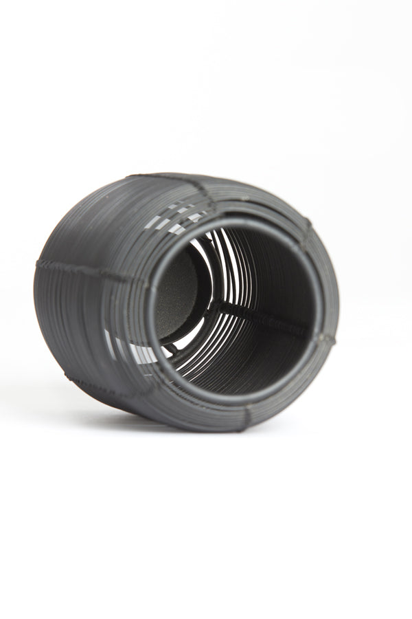 Matte Black Bianu Tealight Holder 9x13 cm