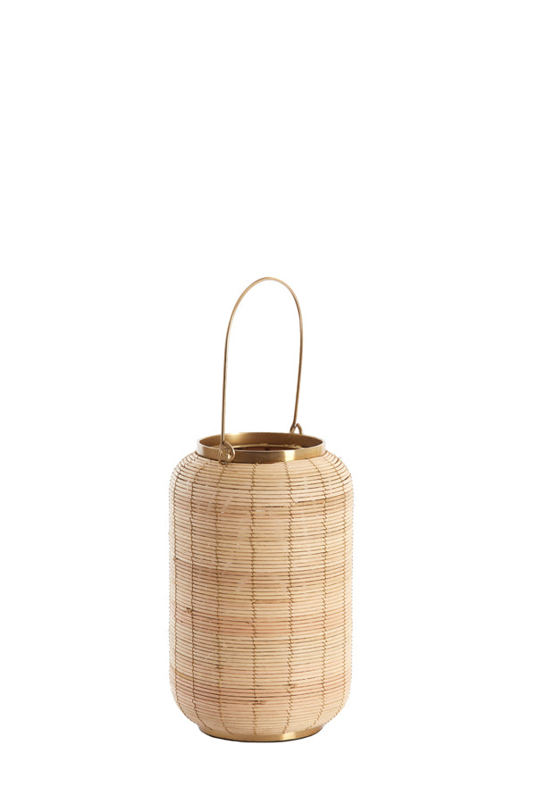 Cyclone Ø16.5x27 cm in Vivaro Natural and Bronze Finish
