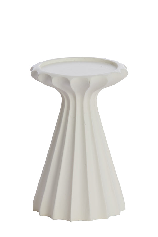 Elegant Sidari Cream Candle Holder – 9x14 cm