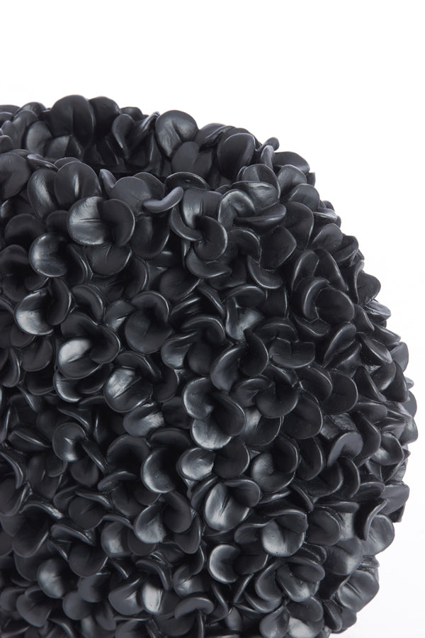 Phylia Matte Black Decorative Vase - 52x23x46.5 cm