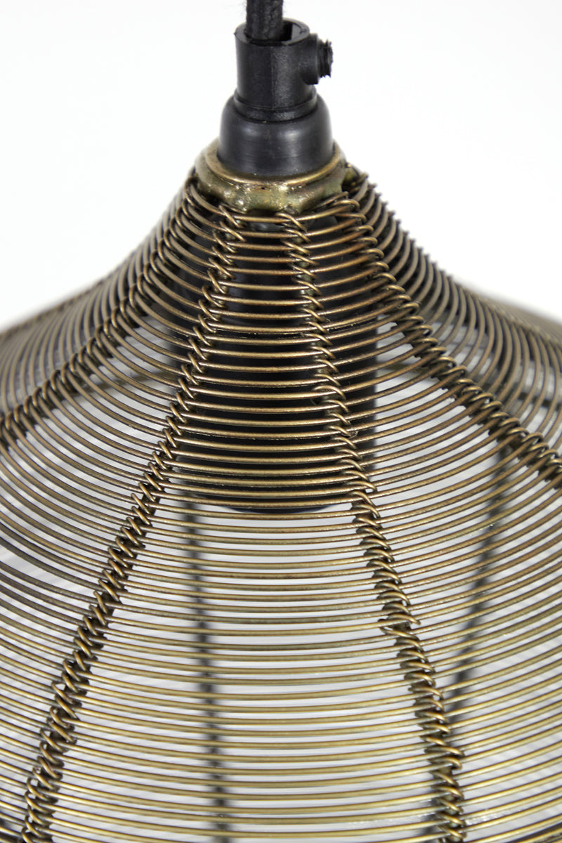 Antique Bronze Alvaro Hanging Lamp 10-Light 120x25x29.5 cm