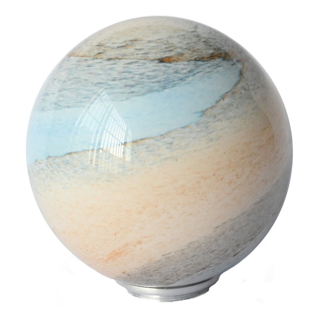 Atiya Wall Light Antique Brass With Planet Style Glass
