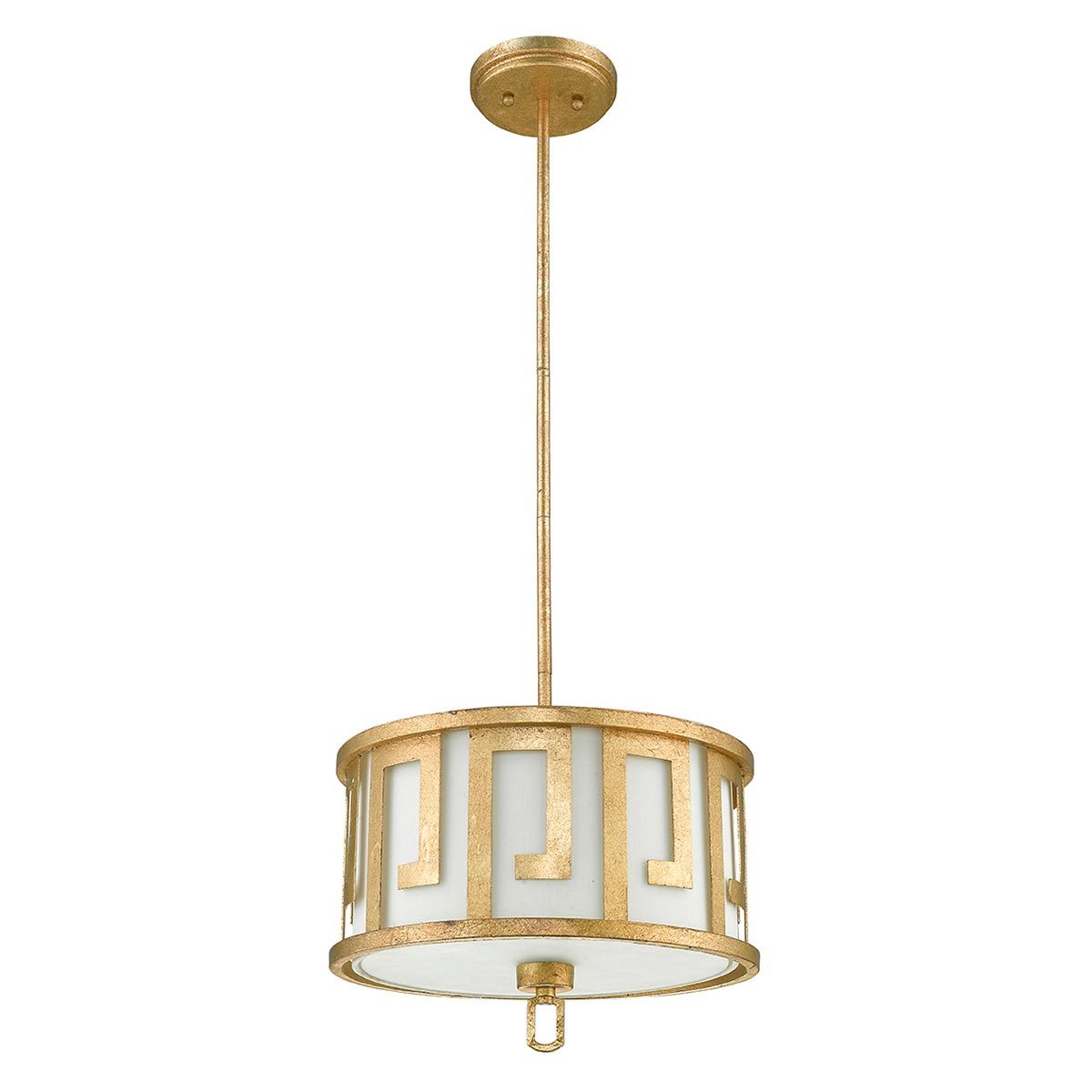 Nola Lemuria Medium Pendant Light - Distressed Gold Finish