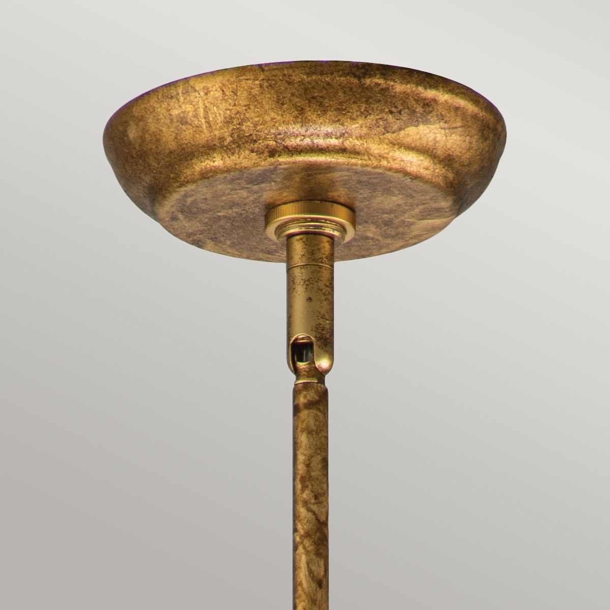 Sun King 1lt Pendant - Gold Leaf Gold Leaf