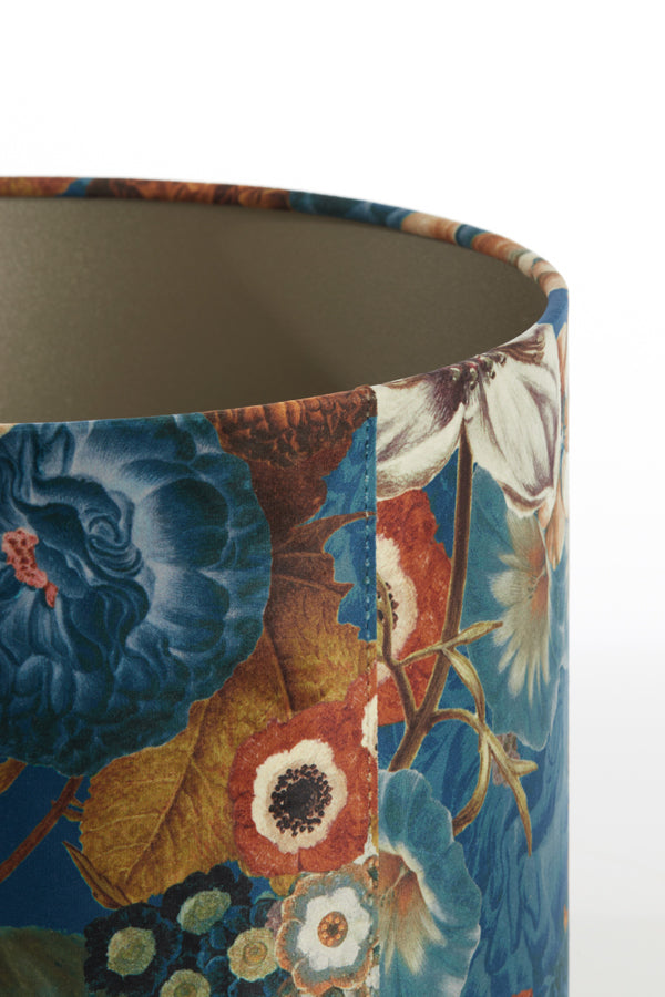 Bloom Blue Cylindrical Shade 30x30x21 cm