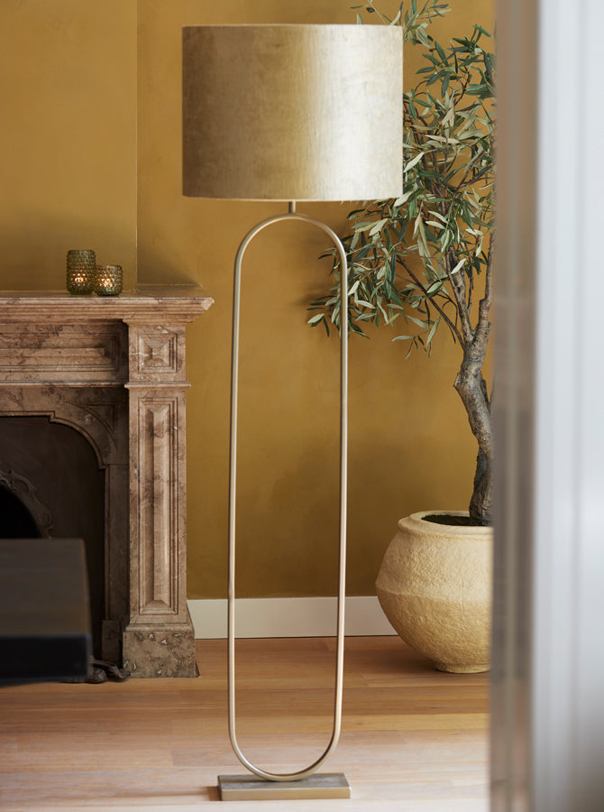Elegant Jamiri Light Gold Floor Lamp - 30x15x142 cm